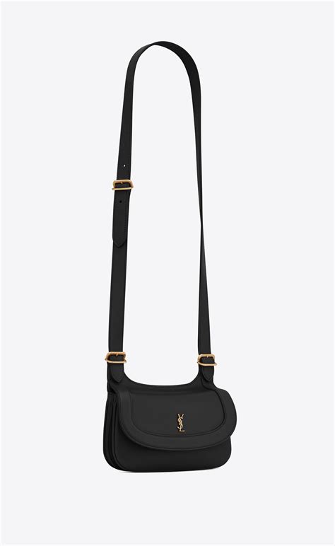 charlie ysl|Saint Laurent Small Charlie Leather Shoulder Bag.